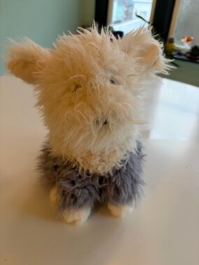Jellycat Ewert sheepdog with tags